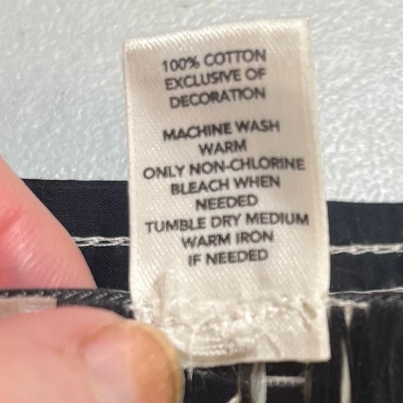 LOFT Black w/ White Polka Dots Tank Top with Wide Band Straps Size 14 - Picture 9 of 9